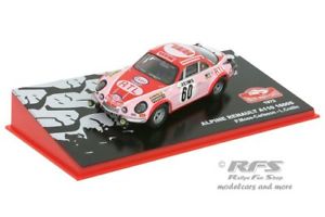 楽天hokushin【送料無料】模型車　スポーツカー　アルパインルノーラリーモンテカルロコケアルメートルalpine renault a110 1600 rally monte carlo 1972moss 143 al 1972mc060m