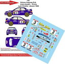 【送料無料】模型車　スポーツカー　aufkleber 118ref 151subaru impreza wrx jean joseph rallyealsace vogesen 1998aufkleber 118 ref 151 subaru impreza wrx jean