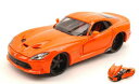 【送料無料】模型車　スポーツカー　ダッジバイパーオレンジモデルdodge viper srt gts 2013 orange 124 model maisto