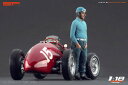 【送料無料】模型車 スポーツカー レースカードライバーアルベルトアスカリスケール118 race car drivers figure alberto ascari by sf scale figures for cmc autoart exoto