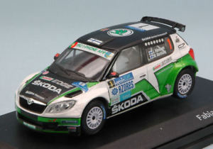 模型車　スポーツカー　シュコダファビア＃ラリーアソーレスモデルskoda fabia s2000 1 2nd rally acores 2012 j hanninenmarkkula m 143 model