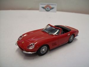 【送料無料】模型車　スポーツカー　フェラーリスパイダーベストイタリアferrari 275 gtb4 spyder, red, 1967, best made in italy 143