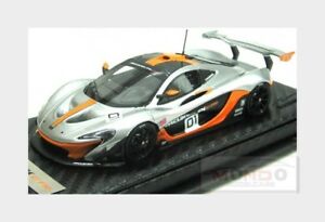 模型車　スポーツカー　マクラーレンビーチカリフォルニアモデルmclaren p1 gtr pebble beach california 2014 tecnomodel 143 t43ex06b model