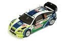 【送料無料】模型車　スポーツカー　フォードフォーカス＃ヒルボネンラリーネットワークボックスford focus wrc 4 hirvonen 2nd rally ..