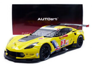 【送料無料】模型車　スポーツカー　シボレーコルベットスカートautoart 118 chevrolet corvette c7r g..