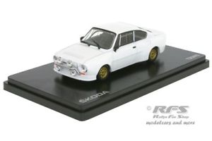 【送料無料】模型車　スポーツカー　シュコダルピーラリープレーンボディバージョンskoda 130 rs manufactured 1977 rally gravel plain body version 143 abrex 501eg