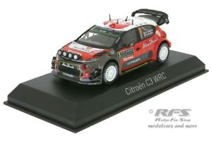 【送料無料】模型車　スポーツカー　シトロエンモンテカルロラリールフェーブルモローcitroen c3 wrcrallye monte carlo 2017 lefebvremoreau 143 norev 155362