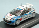 【送料無料】模型車 スポーツカー プジョー#ツールドコルスモデルpeugeot 207 s2000 5 winner tour de corse 2013 b bouffier x panseri 143 model(3)