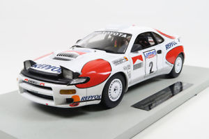 【送料無料】模型車　スポーツカー　トップマルケストヨタセリカグアテマラ＃サインツモヤラリーtop marques toyota celica gt4 2 sainzmoya winner rac rally 1992 118