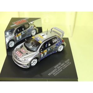 模型車　スポーツカー　プジョー＃ラリーモンテカルロフランソワデルクールスピードアブドpeugeot 206 wrc 9 rally monte carlo 2000 delecour 143 skm107 speed abd