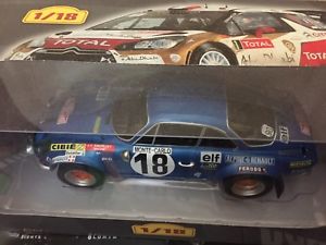 【送料無料】模型車 スポーツカー ルノーアルパインモンテカルロラリーラリーrenault alpine berlinette a110 andruet rallye monte carlo 1973 rally altaya 118