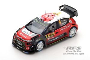 【送料無料】模型車 スポーツカー シトロエンラリードイツアンドレアスミッケルセンスパークcitroen c3 wrc rally germany 2017 andreas mikkelsen 143 spark 5176