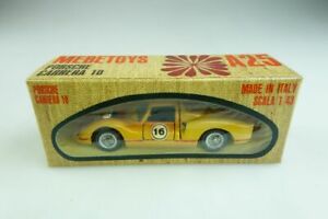 模型車　スポーツカー　ポルシェカレラレーサーボックスa25 mebetoys 143 porsche 910 carrera 10 racer 1966 with box 509193