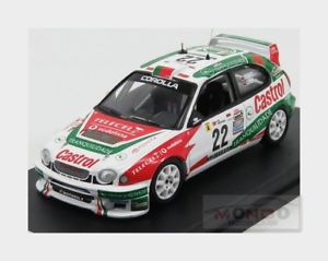 【送料無料】模型車　スポーツカー　トヨタカローラ＃ラリーデポルトガルシャベスパイヴァtoyota corolla wrc 22 rally de portugal 2001 chaves paiva trofeu 143 trral 71 m