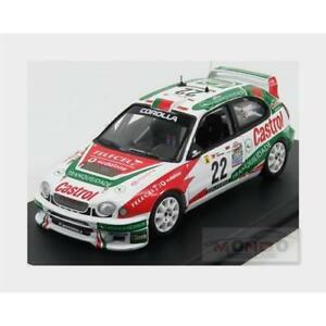 【送料無料】模型車　スポーツカー　トヨタカローラ＃ラリーデポルトガルシャベスパイヴァtoyota corolla wrc 22 rally de portugal 2001 chaves paiva trofeu 143 trral 71 m