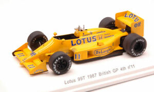 【送料無料】模型車 スポーツカー ロータスイギリスステッカースパークレーヴモデルlotus 99t snakajima 1987 4th grbritain gp wdecals 143 spark reve70182 model
