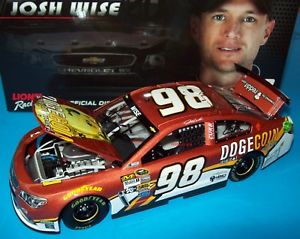 ̵Ϸ֡ݡĥ祷ӥơjosh wise 2014 dogecoin 98 vintage finish signed autograph 124 rare 1 of 36