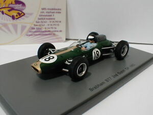 ̵Ϸ֡ݡĥѡs5250֥Хbt7 182gp f1 1963143spark s5250 brabham bt7 18 2nd dutch gp formula 1 1963 dan gurney 143