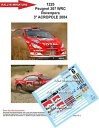 【送料無料】模型車 スポーツカー 132decals ref1225peugeot 307wrc rovanpera rally acropolis 2004acropolisdecals 132 ref 1225 peugeot 307 wrc rovanpera rally(3)