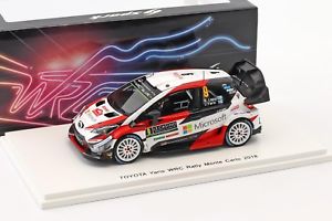 模型車　スポーツカー　toyota yaris wrc9 elappiラリーモンテカルロ2018143sparktoyota yaris wrc 9 elappi rallye monte carlo 2018 143 spark