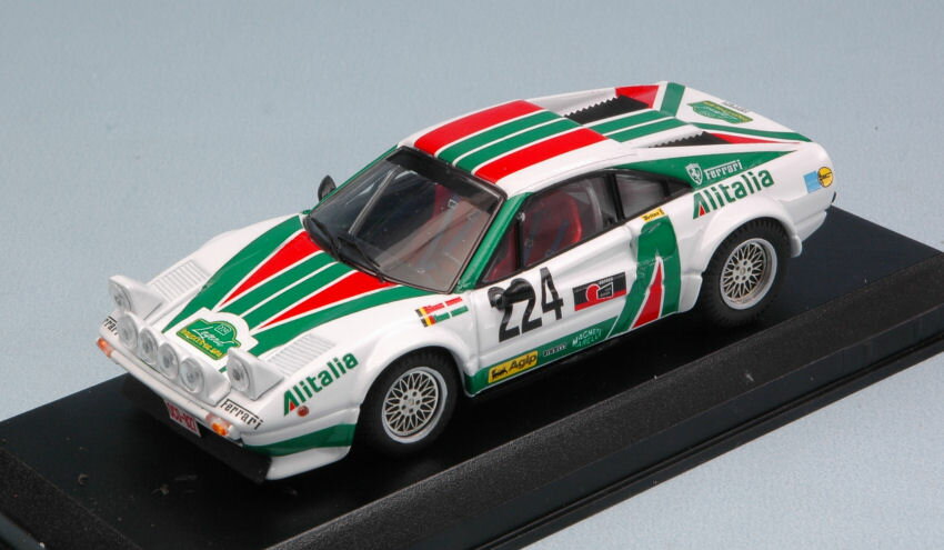 【送料無料】模型車　スポーツカー　フェラーリ＃タイトルデスパモデルferrari 308 gtb 224 legend boucles de spa 2013 f jennene smeets 143 model