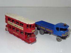 【送料無料】模型車　スポーツカー　マッチトロリーバスロットスチームトロッコmatchbox lesney yesteryear lot of 2 trolley bus amp; steam lorry