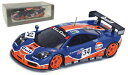 【送料無料】模型車 スポーツカー スパークマクラーレン＃ガルフレーシングルマンスケールspark s4407 mclaren f1 gtr 34 bmw gulf racing 5th le mans 1996 143 scale