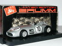 【送料無料】模型車　スポーツカー　メルセデスベンツファンマニュエルファンジオイギリス＃エドbrumm s023 mercedesbenz w196 juan manuel fangio 1954 british gp 10 ltd ed 143