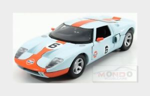 【送料無料】模型車　スポーツカー　フォードusa gt406ガルフオイル1968オレンジmotormax 124 mtm79641..