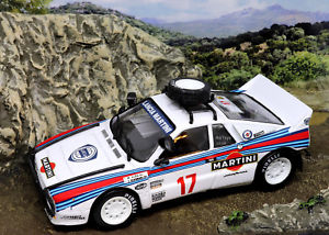 【送料無料】模型車 スポーツカー ラリーカーコレクションランチアラリーサファリモデルrally car collection lancia 037 rally evo safari 1984 malenkivimaki 143 model