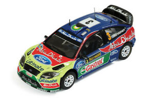 【送料無料】模型車　スポーツカー　フォードフォーカスwrc3スウェーデン2010hirvonenレーチネン143 ixo ram407モデルford focus wrc 3 winner sweden 2010 hirvonenlehtinen 143 ixo ram407 m