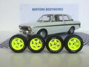 【送料無料】模型車 スポーツカー 118 5spokemk2エスコートvw bmw rsニューmodified118 5spoke wheels mk2 esc...