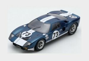 模型車　スポーツカー　フォードgt407324hデイトナ1965kmiles lruby spark 118 18da65モデルford gt40 73 winner 24h daytona 1965 kmiles lruby spark 118 18da65 mo