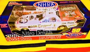 【送料無料】模型車 スポーツカー アルホフマンダイカストジムダンレーシングニトロホワイトnhra al hman 124 diecast big jim dunn racing nitro funny car rare white