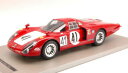 【送料無料】模型車 スポーツカー アルファロメオロングテール#ルマンalfa romeo 332 long tail 41 retired 24h le mans 1968 tecnomodel 118 tmd1808d(3)