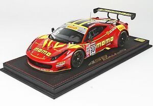 【送料無料】模型車　スポーツカー　フェラーリ458イタリアgt330ピレリワールド2015モダンbbr 118 p18118ferrari 458 italia gt3 momo 30 pirelli world challenge 2015 bbr 118 p18118 mo