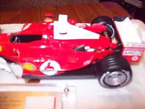 【送料無料】模型車　スポーツカー　フェラーリミハエルシューマッハホワイトスクエア118 ferrari f2004 michael schumacher with very rare white square of overall