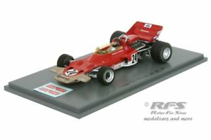 模型車　スポーツカー　ロータスフォードエマーソンフィッティパルディフォーミュラグランプリアメリカスパークlotus 72c fordemerson fittipaldi formula 1 gp usa 1970 143 spark 5345