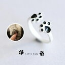 【送料無料】猫 キャット リング オンリーリングローズoly2u rose gold cat paw rings for women engagement ri...