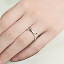 【送料無料】猫 キャット リング シルバーsilver plated cat ear design cute jewelry ring for women