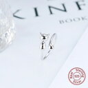 【送料無料】猫　キャット　リング　925 スターリング925 sterling silver women cat index finger jewelry