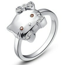 【送料無料】猫 キャット リング saiseeジルコン925スターリングsaisee zircon 925 sterling silver cute rings for women 【送料無料】猫 キャット リング saiseeジルコン925スターリングsaisee zircon 925 sterling silver cute rings for women