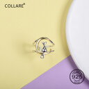 【送料無料】猫　キャット　リング　collare 925スターリングベルcollare 925 sterling silver cat rings for women