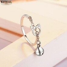 【送料無料】猫 キャット リング kiteal925kiteal floating 925 jewelry silver ring for women