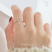 【送料無料】猫 キャット リング ネコakolionakolion cute silver cat lovely open kitten rings for women