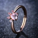 【送料無料】猫 キャット リング カットベアプリントリングboako cut cat dog bear39;s paw print rings for women(4)