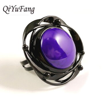 【送料無料】猫　キャット　リング　qiyufangペンダントブドウqiyufang purple stone pendant handmade men jewelry vintage