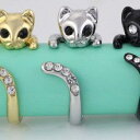 yzL@Lbg@O@zeufine lovely cat mixed colors alloy plated charming