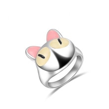 【送料無料】猫　キャット　リング　ピンクリングmisananryne nice lovely silvercolor pink rings for women