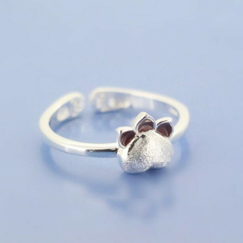 【送料無料】猫　キャット　リング　ztrliua sweet animal 925 sterling silver jewelry cute cat